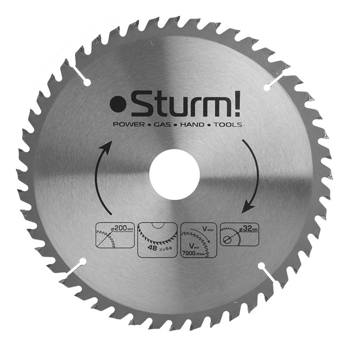 Пильный диск по дереву  Sturm! 9020-200-32-48T