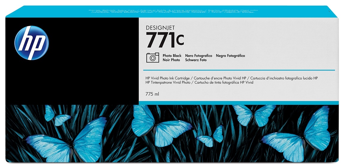 

Картридж для струйного принтера HP 771C (B6Y37A) черный, оригинал, b6Y37A