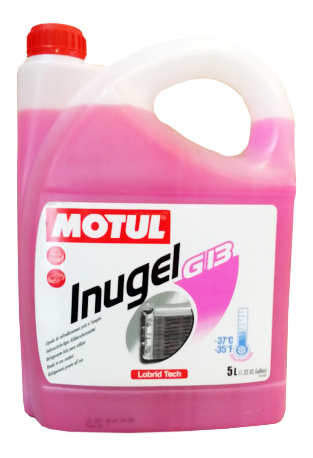 фото Антифриз motul inugel g13 красный готовый антифриз 5л 4.86кг