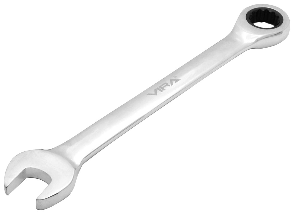 Ключ комбинированный Vira 10мм серебристый (511066) ключ трубный газовый самозажимной vira 444004 захват 42 мм длина 300 мм