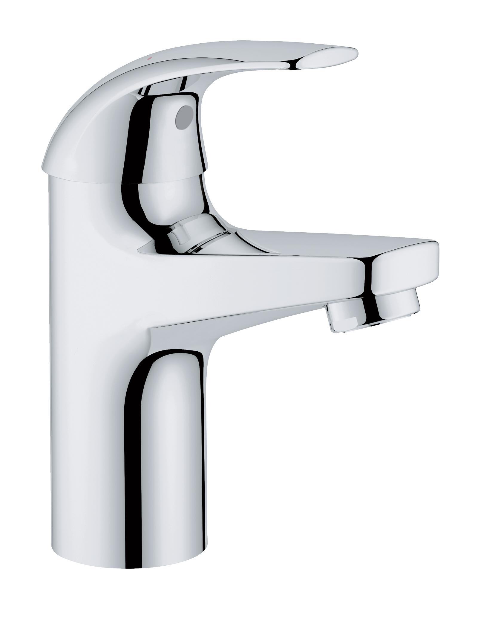 фото Смеситель для раковины grohe baucurve 23165000 хром