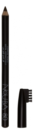 Карандаш для бровей NoUBA EYEBROW PENCIL 80 1,1 г. absolute new york карандаш для бровей с щеточкой perfect eyebrow pencil