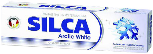 Зубная паста SILCA Arctic White, 100 мл