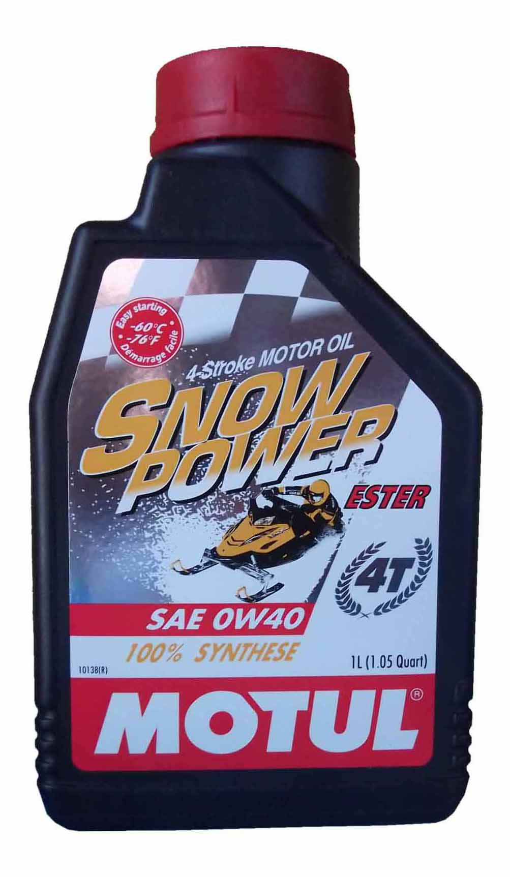 Моторное мото масло MOTUL Snowpower 4T 0w/40, 1 л