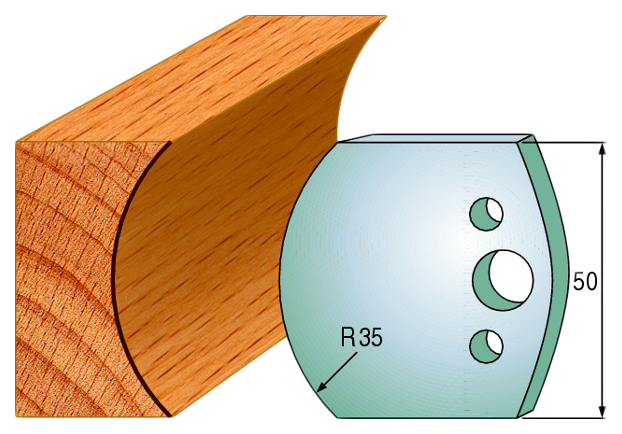 

Комплект из 2-х ножей 50x4 SP CMT 690.545, 690.545