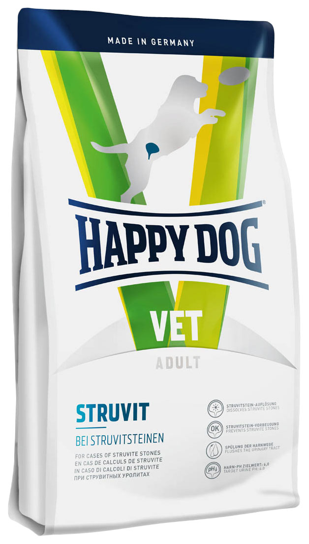 фото Сухой корм для собак happy dog vet adult struvit, при мкб со струвитами, птица, 12,5кг