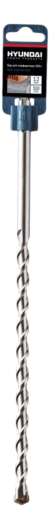 

Бур для перфоратора Hyundai SDS+ 12x310mm (20/100) 201125, SDS+ 12x310 мм