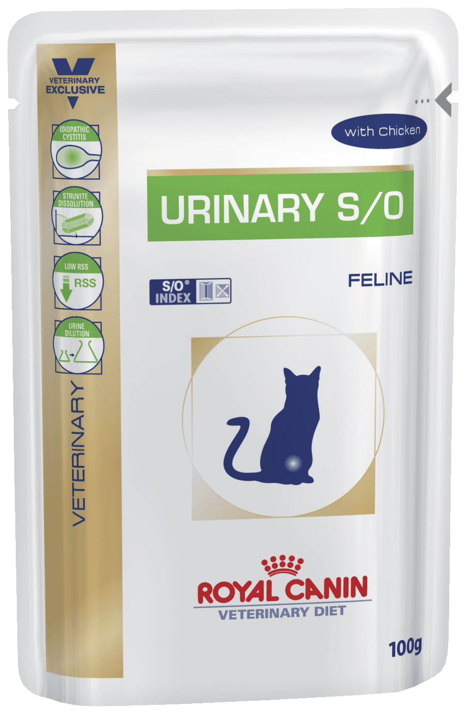 фото Влажный корм для кошек royal canin vet diet urinary s/o, курица, 100г