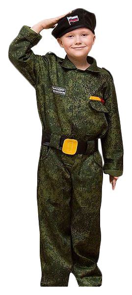 Карнавальный костюм Бока Военный, цв. хаки р.122