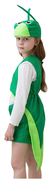 фото Карнавальный костюм бока кузнечик, цв. зеленый р.122