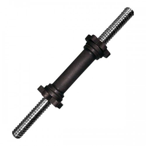 Гриф для штанги гантельный MB Barbell MB-BarM25-400B 40 см, 25 мм