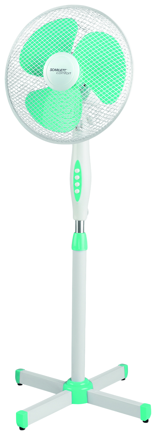 

Вентилятор напольный Scarlett SC-SF111B08 white/green, SC-SF111B08