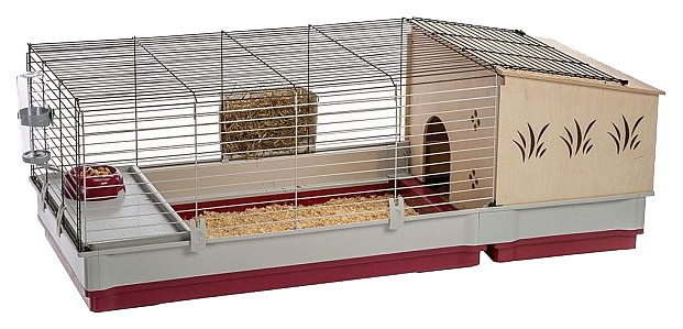 

Клетка для кроликов Ferplast 60х50х142см, Белый;красный, KROLIK