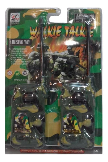 Набор из 2 раций Walkie Talkie темный хаки Shenzhen Toys Б33817