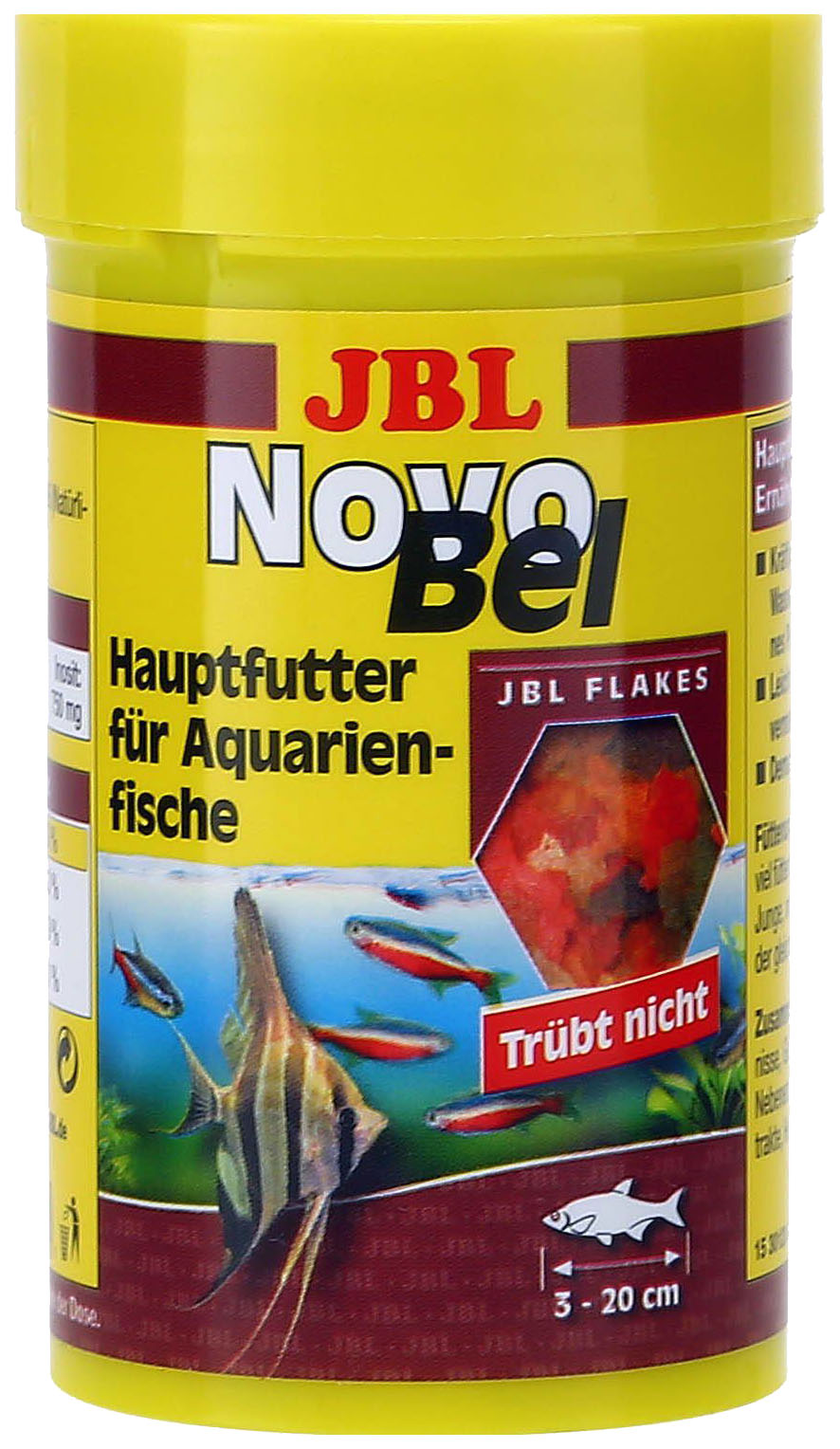 Корм для аквариумных рыбок JBL NovoBel, хлопья, 100 мл