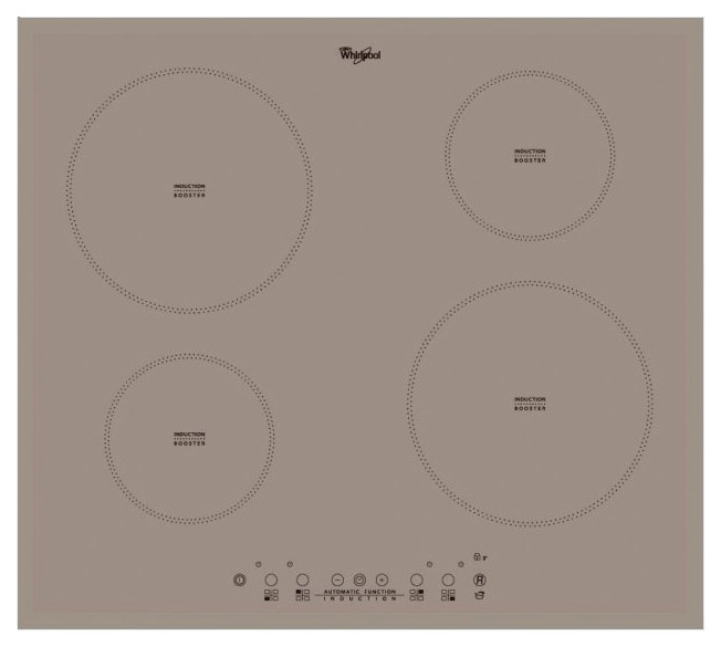 фото Встраиваемая варочная панель индукционная whirlpool acm 804/ba/s brown