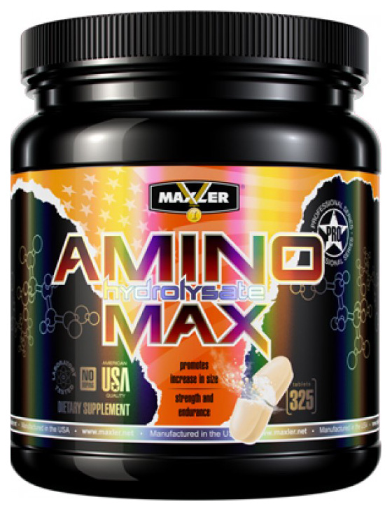 

Amino Max Hydrolysate Maxler, 325 таблеток, Amino Max Hydrolysate