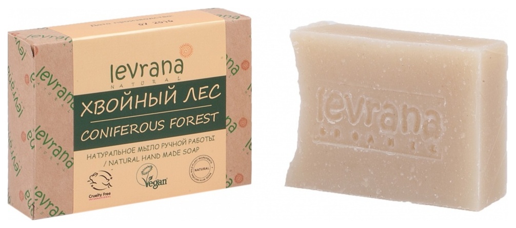 Купить Косметическое мыло Levrana Хвойный лес ручной работы 100 г