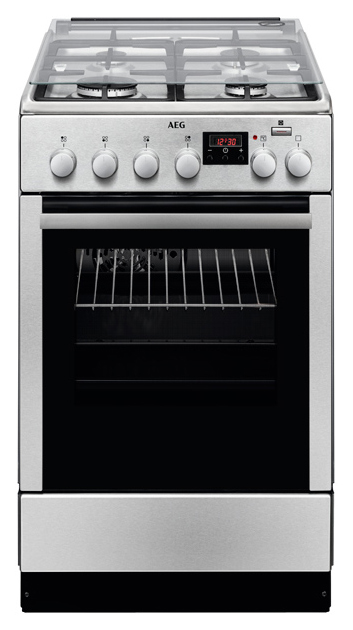 

Комбинированная плита AEG CKR56400BX Silver, CKR56400BX