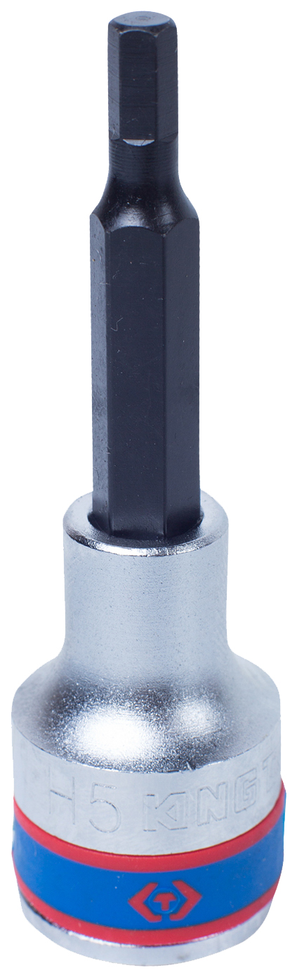 

Торцевая головка KING TONY с вставкой битой 1/2", HEX, 5 мм, L = 80 мм 403505
