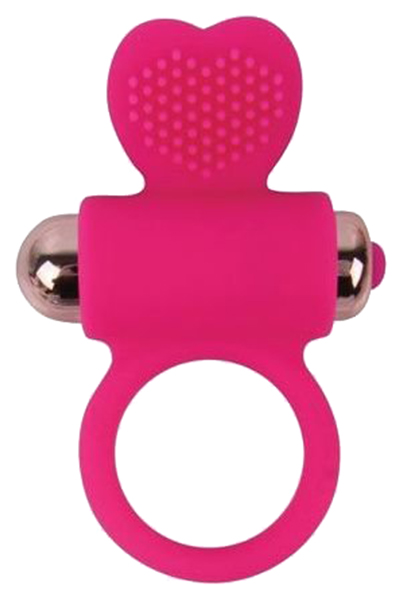 фото Эрекционное кольцо bior toys с сердечком розовый