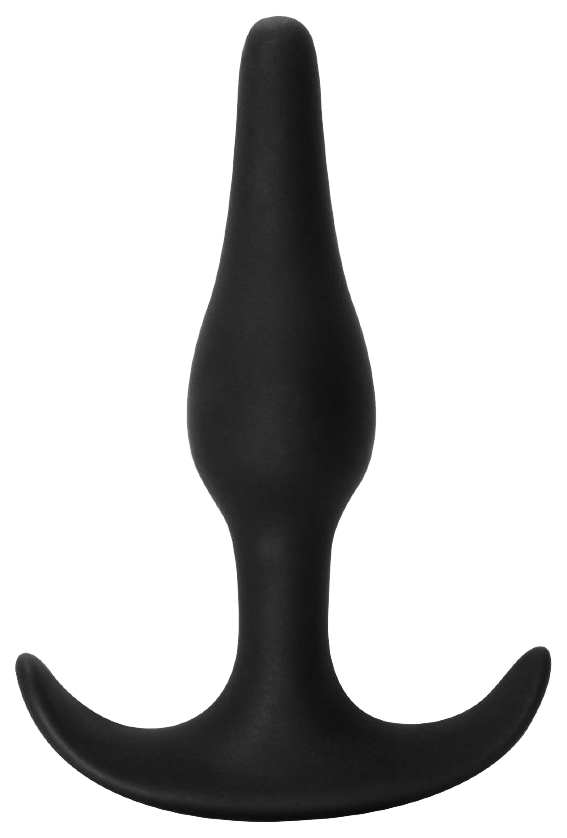 Чёрная анальная пробка Starter 10,5 см