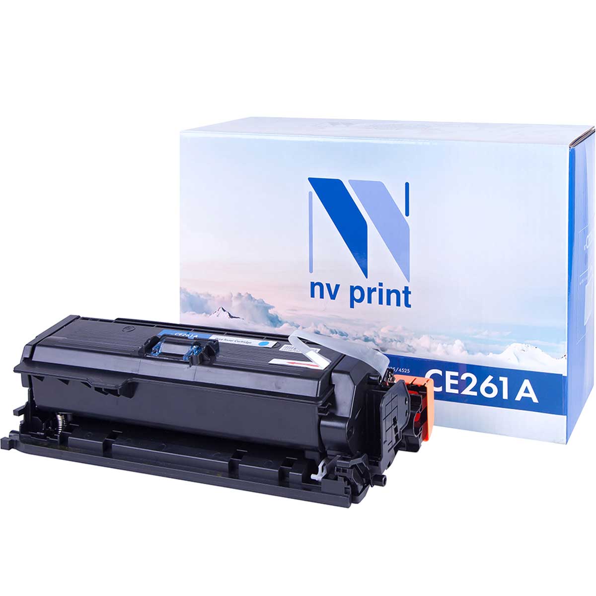 

Картридж для лазерного принтера NV Print CE261AC, Blue, Голубой, NV-CE261AC