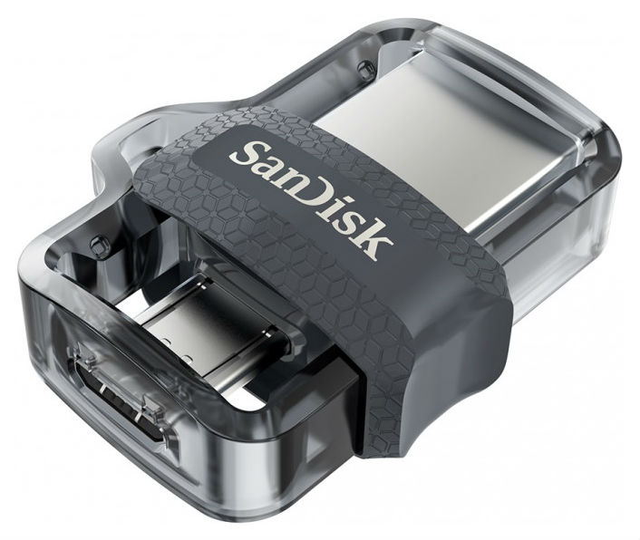 фото Флешка sandisk ultra dual 16гб black (sddd3-016g-g46)