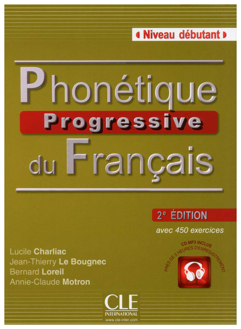 фото Книга cle international charliac lucile "phonétique progressive du francais (+ audio cd)"