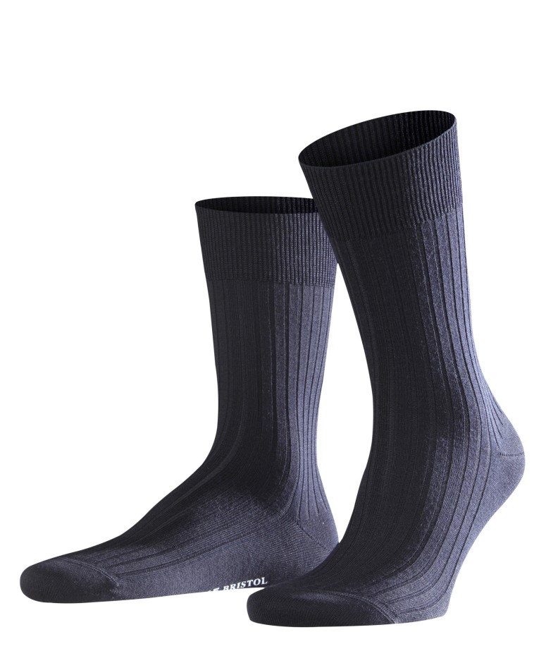 

Носки мужские FALKE Bristol Pure SO синие 41-42, Bristol Pure SO