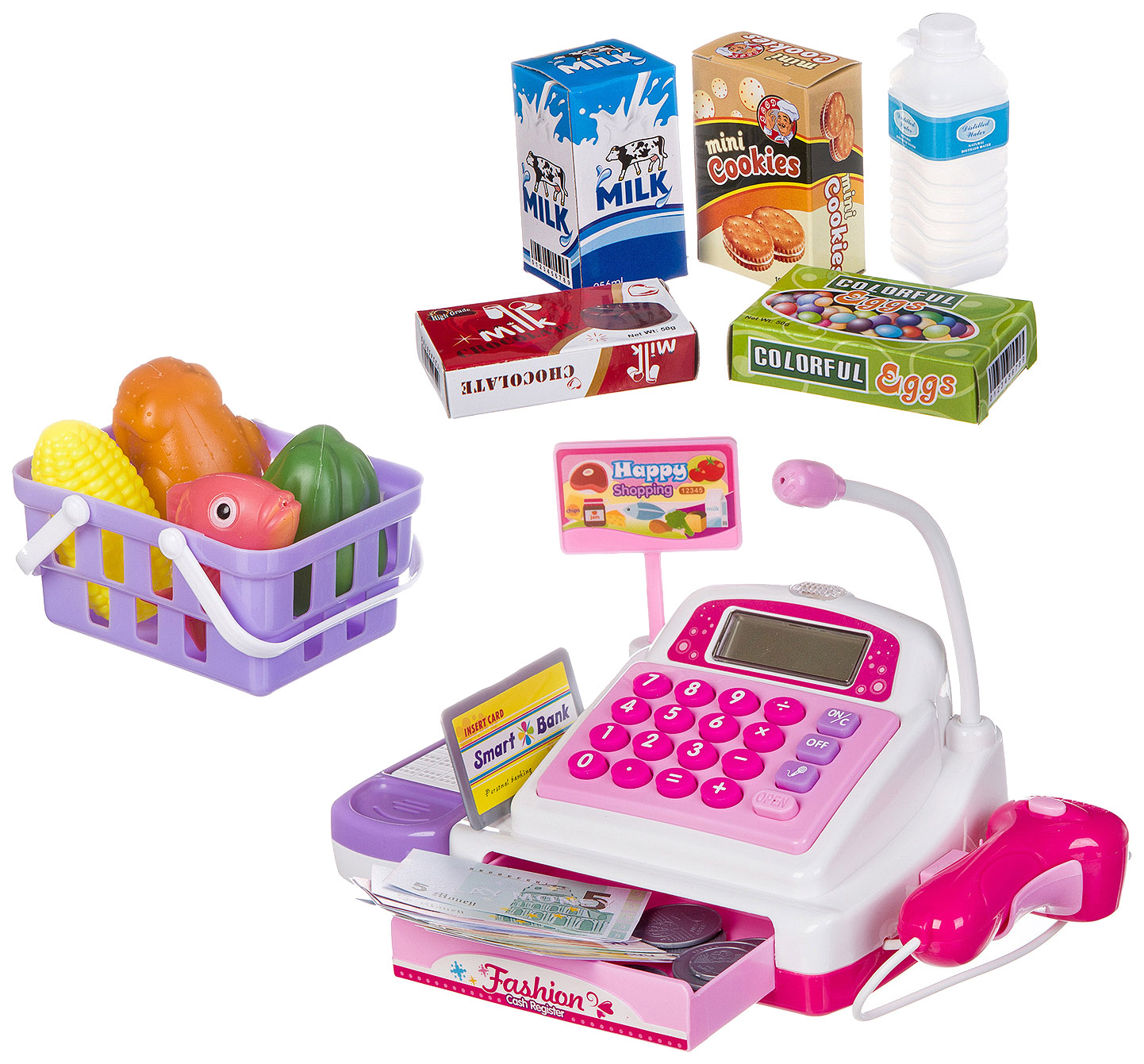 

Игровой набор кассовый аппарат арт.5922., Разноцветный