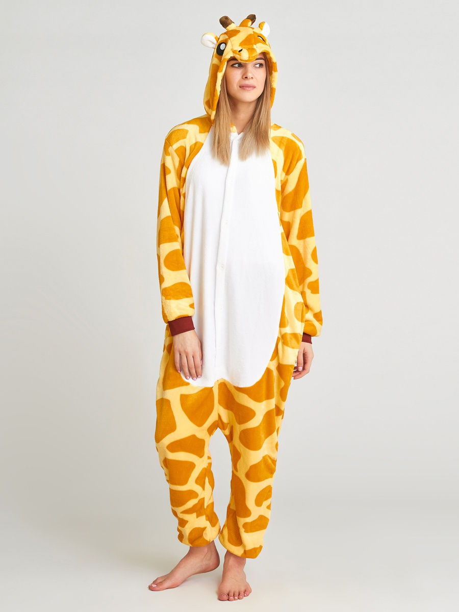 

Кигуруми унисекс BearWear Жираф оранжевый 44 RU, Жираф