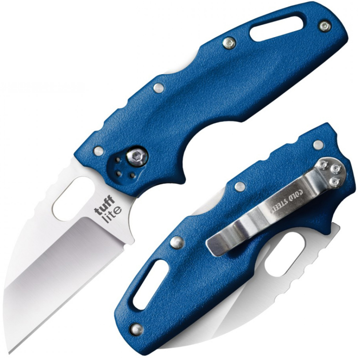 фото Туристический нож cold steel tuff lite, blue