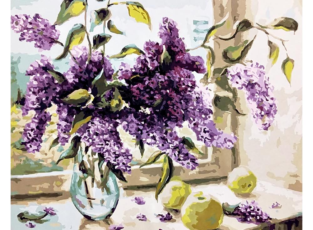 

Картина по номерам Paintboy Сирень, 40x50, Сирень