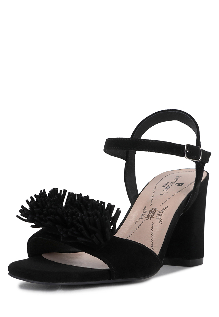 

Босоножки женские Pierre Cardin 710017519 черные 35 RU, Черный, 710017519