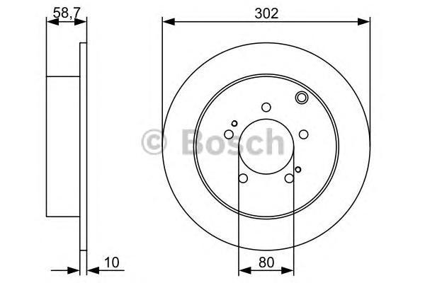 фото Тормозной диск bosch 0986479318