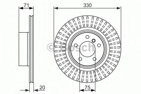 фото Тормозной диск bosch 0986479727