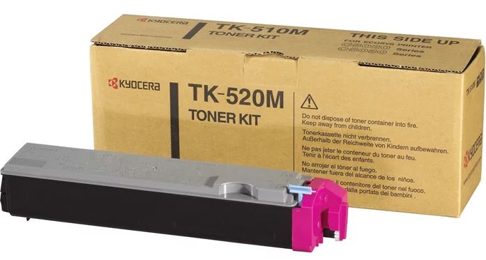 

Картридж для лазерного принтера Kyocera TK-520M, пурпурный, оригинал, TK-520M