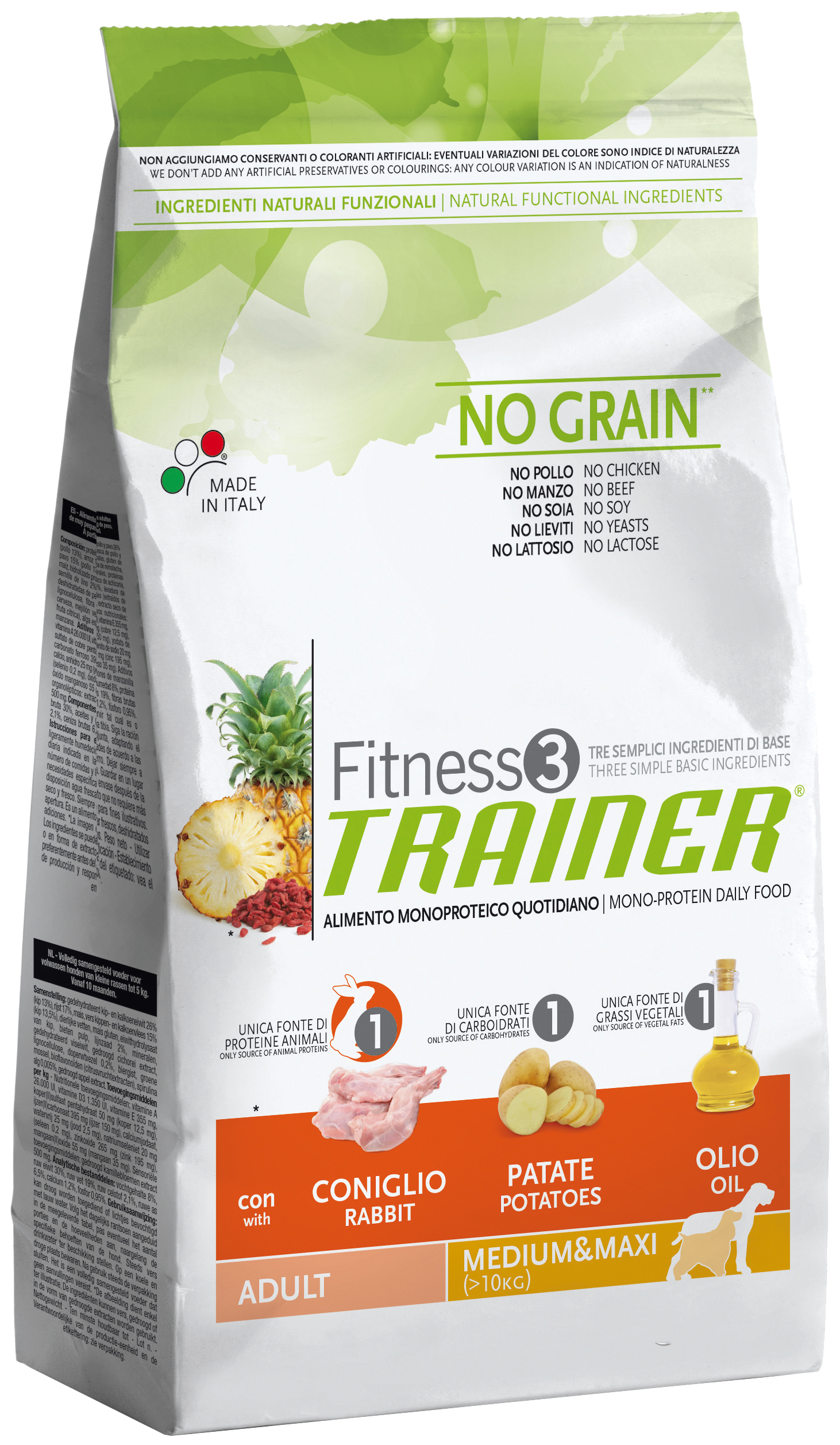 

Сухой корм для щенков TRAINER Fitness 3 Junior Medium & Maxi, утка, 12,5кг, Fitness 3 Junior Medium & Maxi
