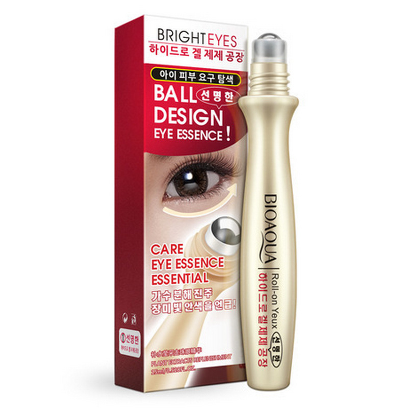 Сыворотка-роллер для век BioAqua Bright Eyes ESSENCE, 15 мл румяна хайлайтер essence bloomin bright mattifying 10 г