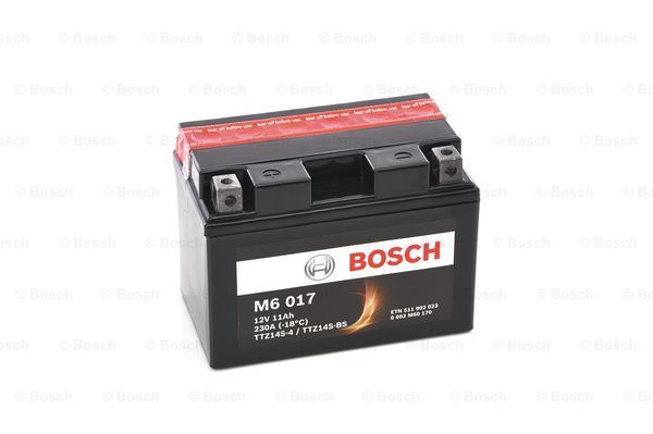 фото Аккумулятор автомобильный bosch 0 092 m60 170 11 ач