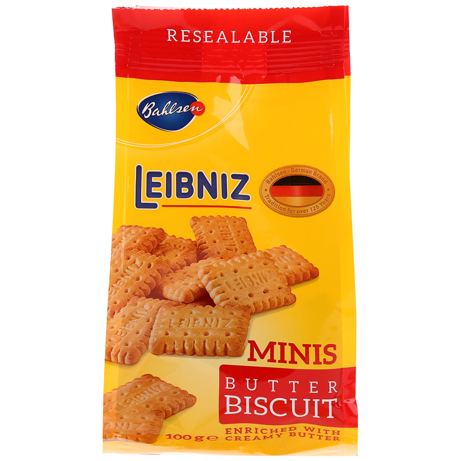 Печенье Leibniz minis chocolate biscuit 100 г