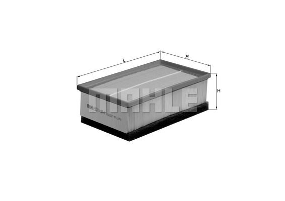 фото Фильтр воздушный knecht lx 1497/1 mahle/knecht