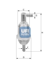 фото Фильтр топливный ufi 31.013.00