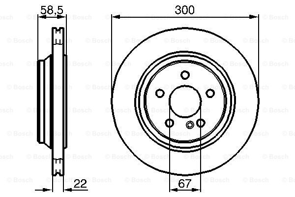 фото Тормозной диск bosch 0986478473