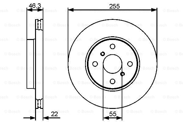 фото Тормозной диск bosch 0986479430