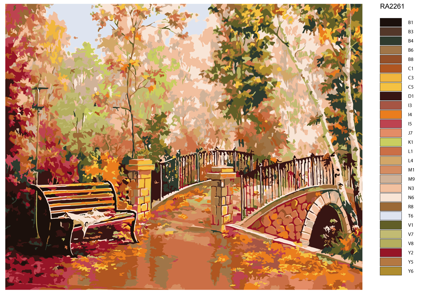 

Картина по номерам, 40 x 50, RA226, RA226