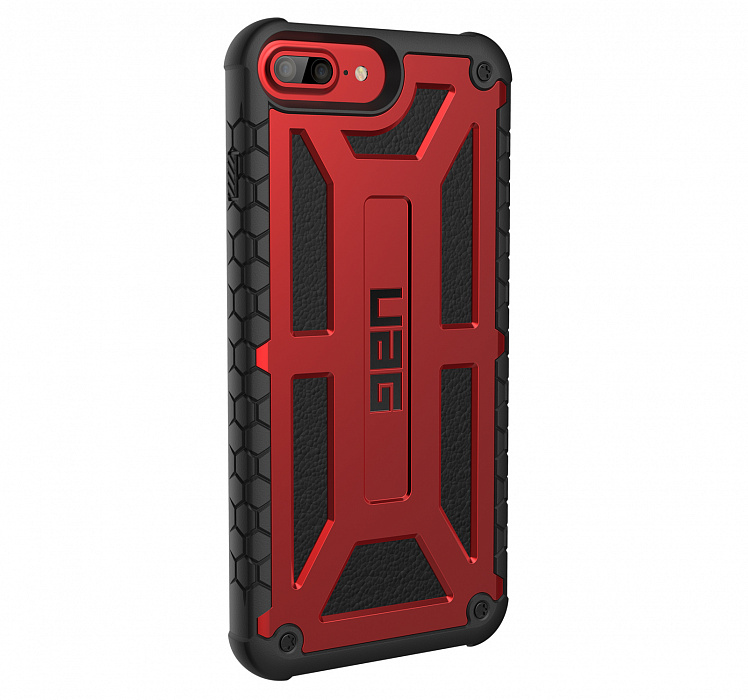 фото Чехол urban armor gear monarch crimson для iphone 8/7/6s/6 plus (red)