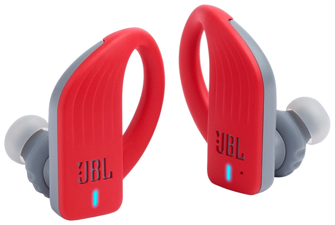 фото Беспроводные наушники jbl endurance peak red/grey