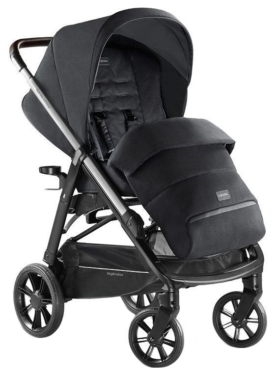 

Коляска 4 в 1 Inglesina Aptica System Quattro Mystic Black на шасси Aptica Black Coffee, Aptica System Quattro
